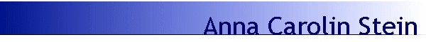 Anna Carolin Stein